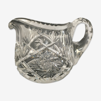 Creamer or small cut crystal pot