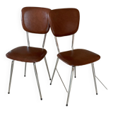 Paire de chaises vintage