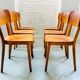 Thonet wooden chairs, 1960s – set of 20