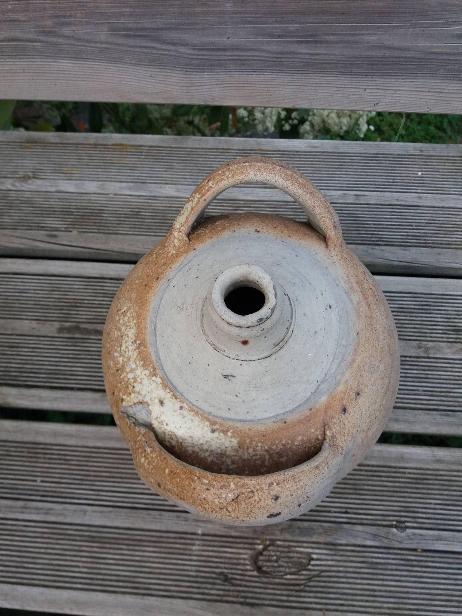 Terracotta vinegar jar