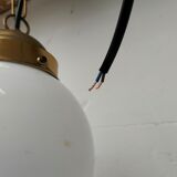 Opaline hanging lamp