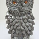 Sculptural paper press nice cast aluminum design 70s