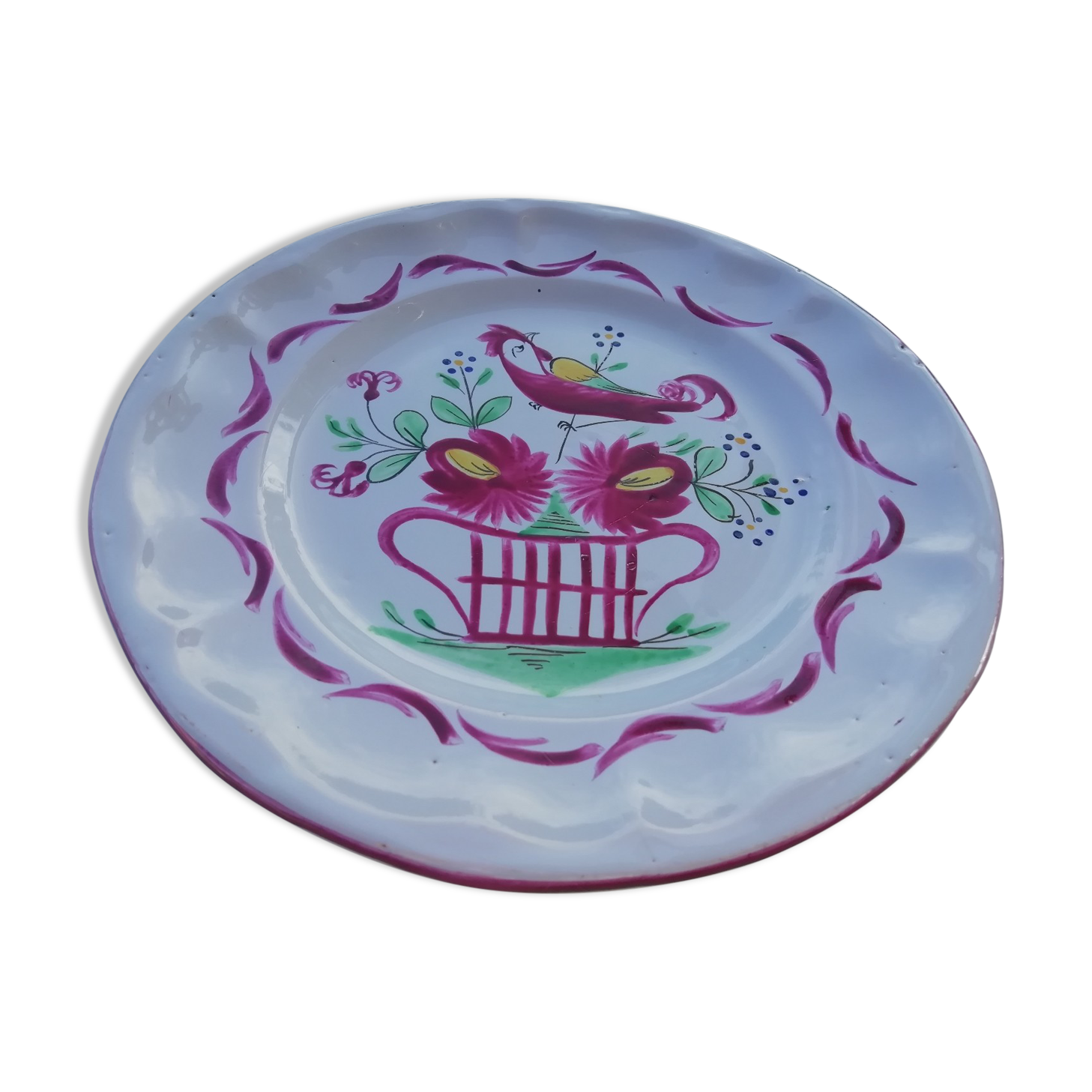 Plate Saint Clement Chanteclerc