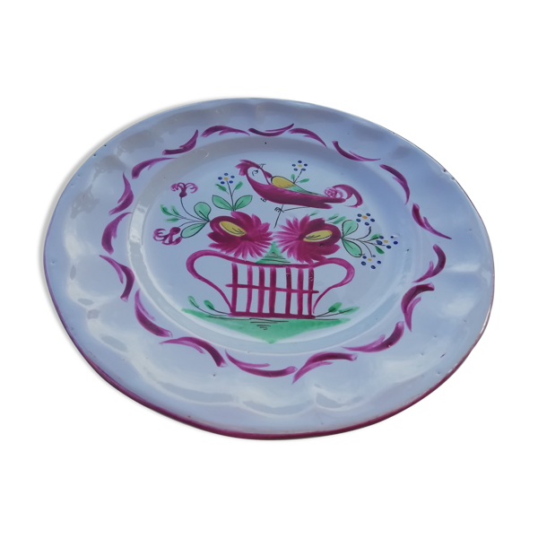 Assiette saint Clément chanteclerc