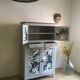 Armoire parisienne vintage palmier