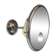 Vintage adjustable chrome mirror, magnifying and illuminating, France 1970