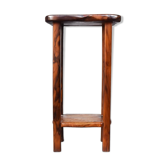 Bar stool free form Brutalism in olive tree