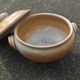 Covered bowl in Marais sandstone
