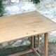 Old folding table