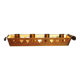 Bougeoir en cuivre pour 4 bougies