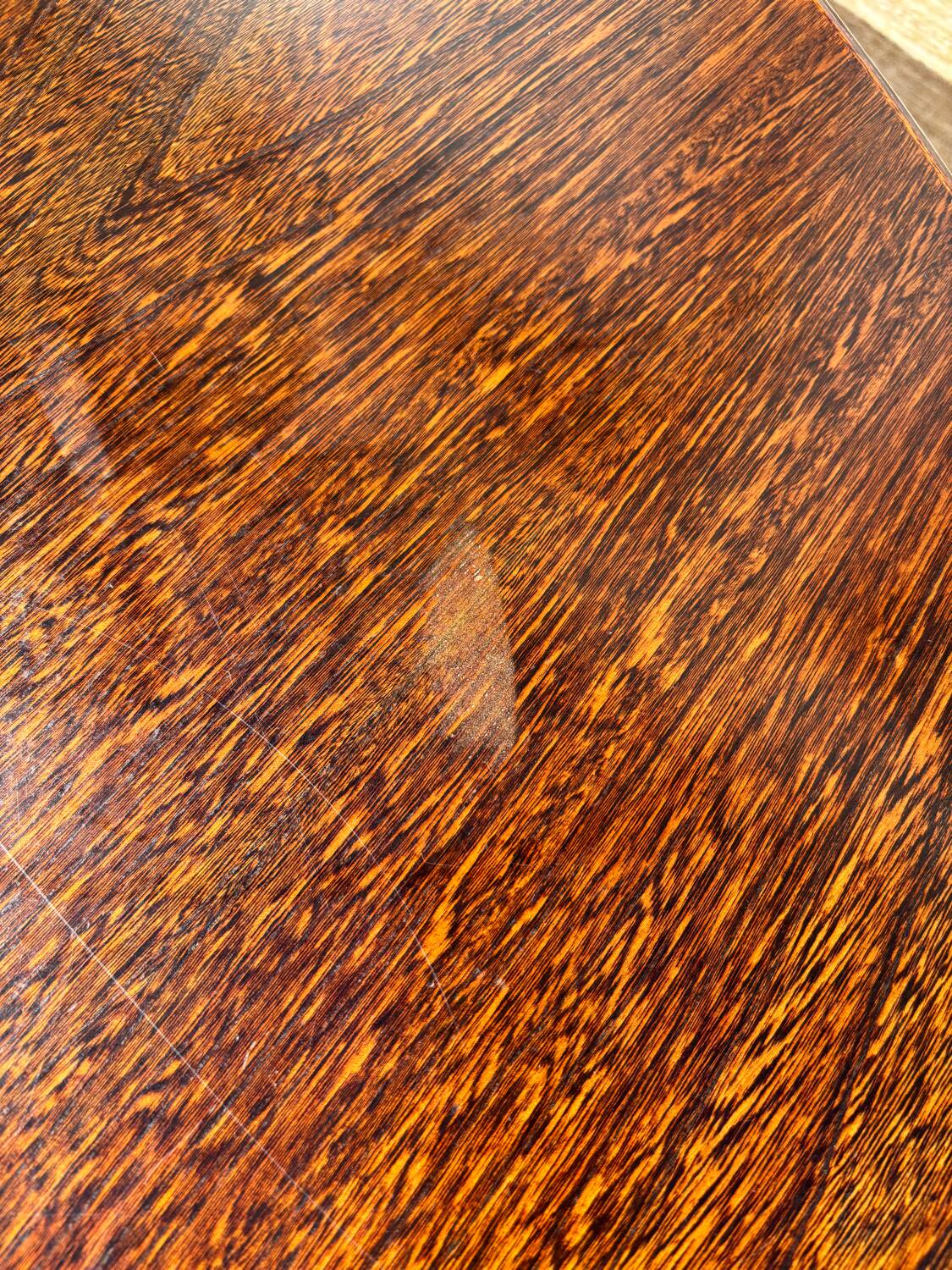 Table and 6 chairs set by Baumann