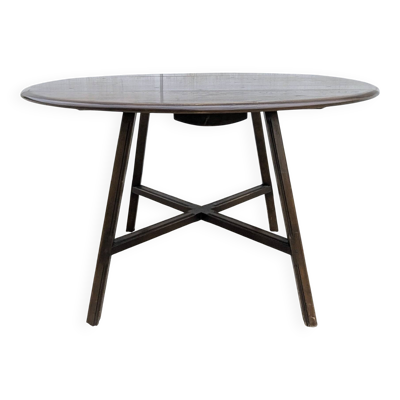 Table À Abattants Ercol 377 Orme Massif Vintage 1960 Design Ercolani