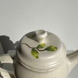 Vintage sunflower teapot Sarreguemines model Farandole H:20cm