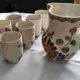 Jug and cups Politowska Grażyna. Faience 1970