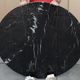 Original Knoll Tulip dining table (120cm) Nero Marquina glossy LIKE NEW!