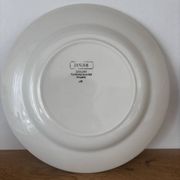 Lot de deux assiettes plates et deux creuses digoin janine