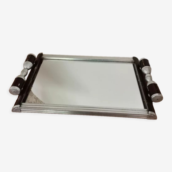 Plateau miroir art deco