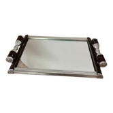 Plateau miroir art deco