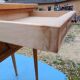 Nightstand 2 drawers walnut oak and burl walnut