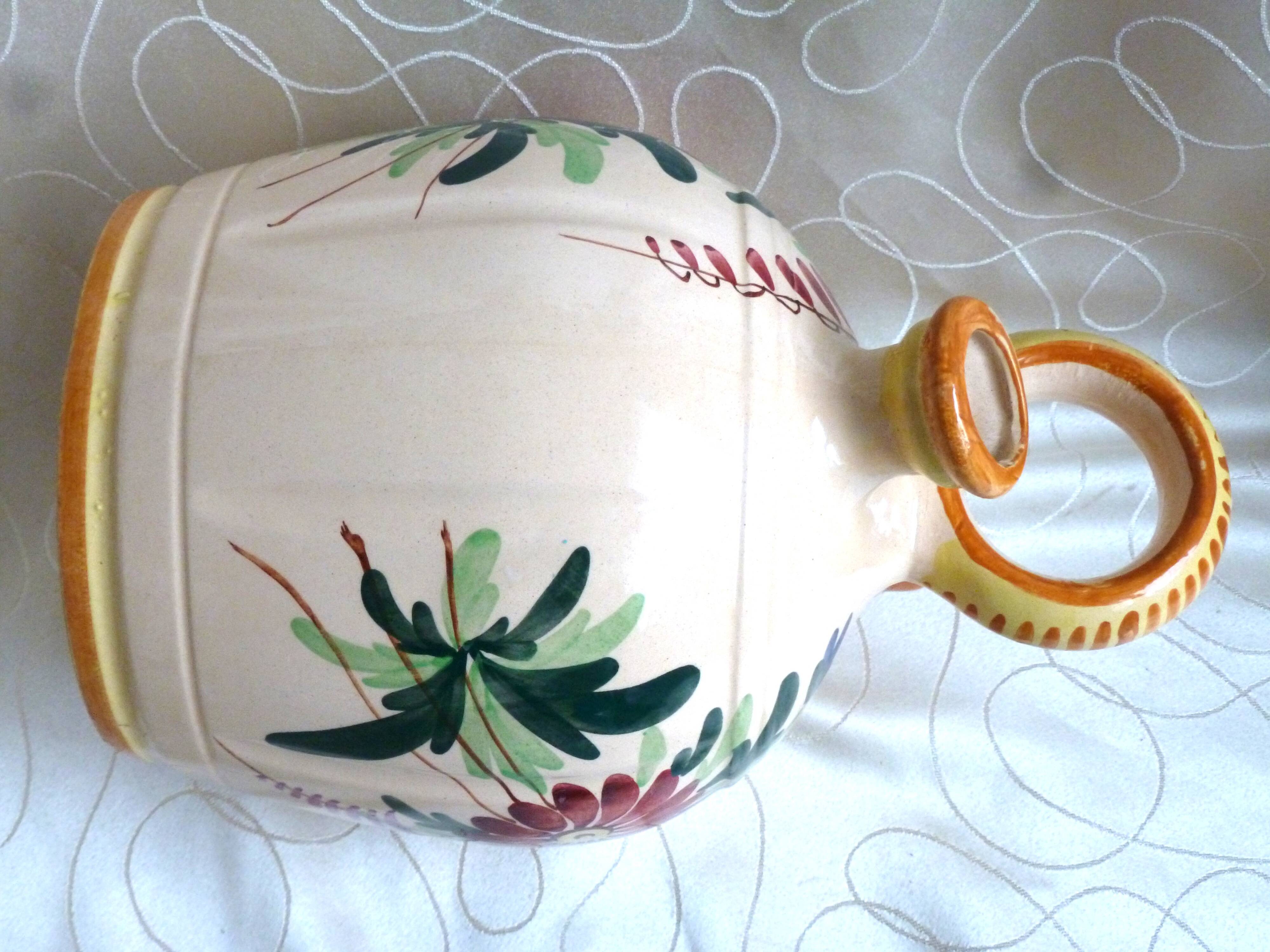 Vintage jug, handmade pint jug, home decor