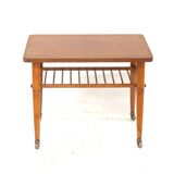 Scandinavian mahogany side table, Sweden, 1950s