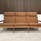 3-seater highback Capella sofa in oak by Illum Wikkelsø, Denmark 1960s