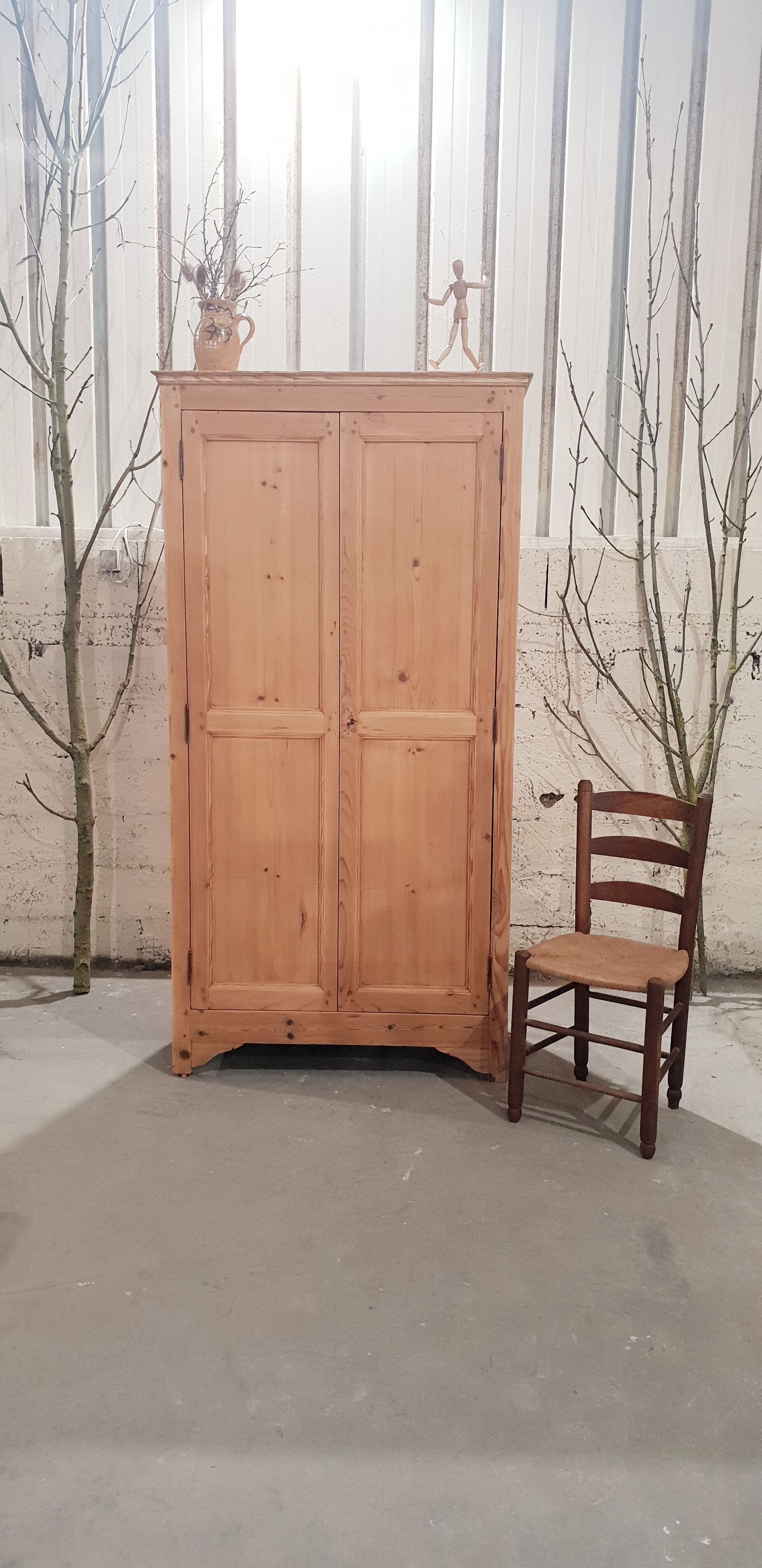 Antique pine cabinet