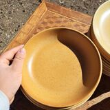 Set of 35 stoneware plates