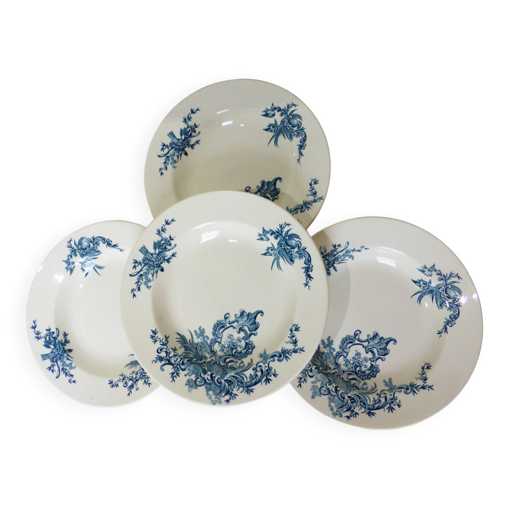 4 vintage deep plates from BFK model Regent 220522