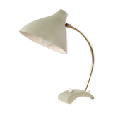 Brass and shrink paint table lamp from the 1950s