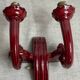Art Deco ceramic wall lights, adjustable arms