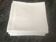 12 serviettes en damassé blanc au monogramme LA