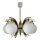 Lustre style années 50 / Suspension Sputnik vintage / Lampe suspendue