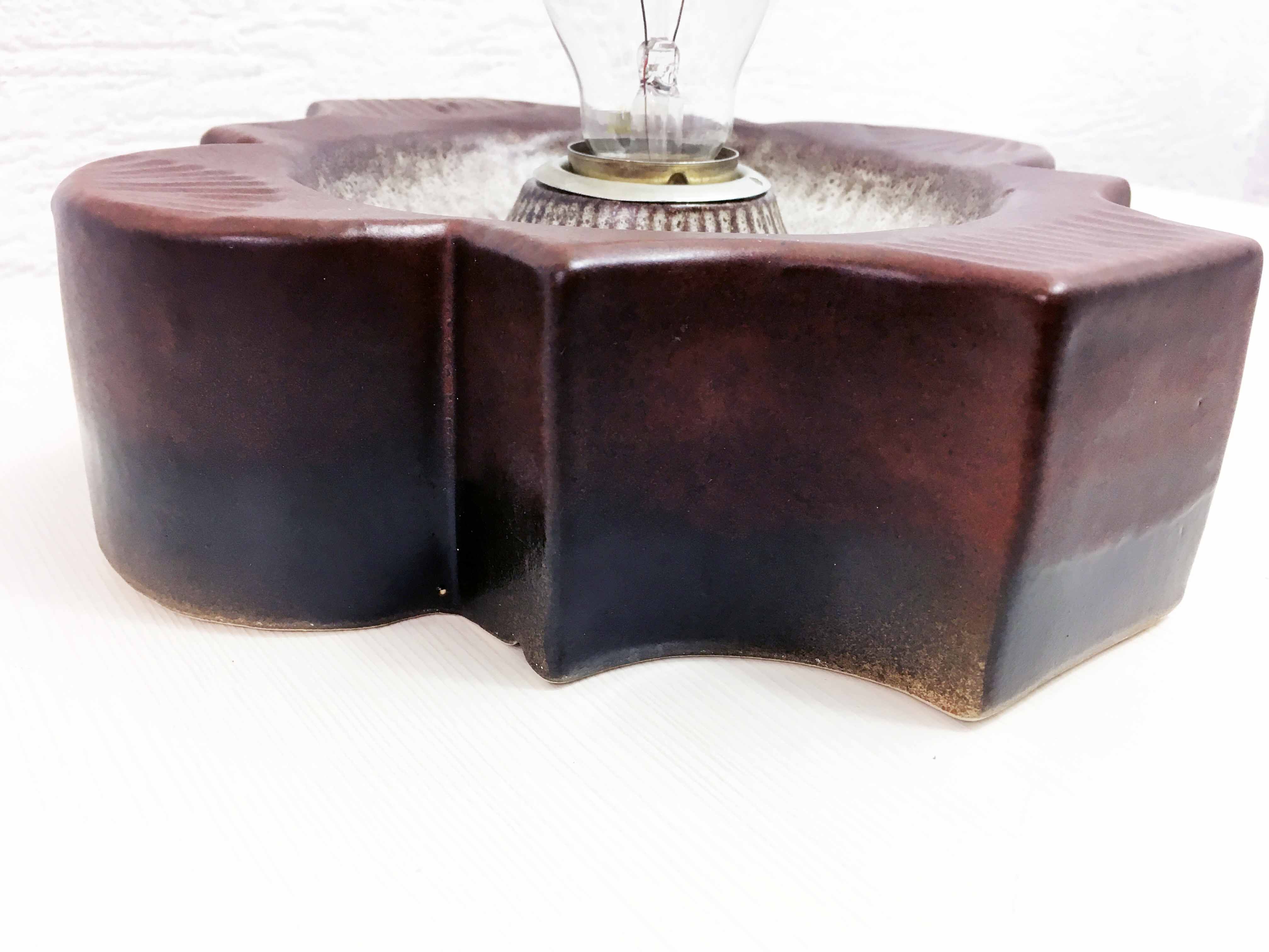 Ceramic wall lamp Hustadt Leuchten