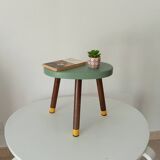 Vintage tripod bean stool from the 60s/70s