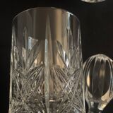 Carafe cristal et ses six verres