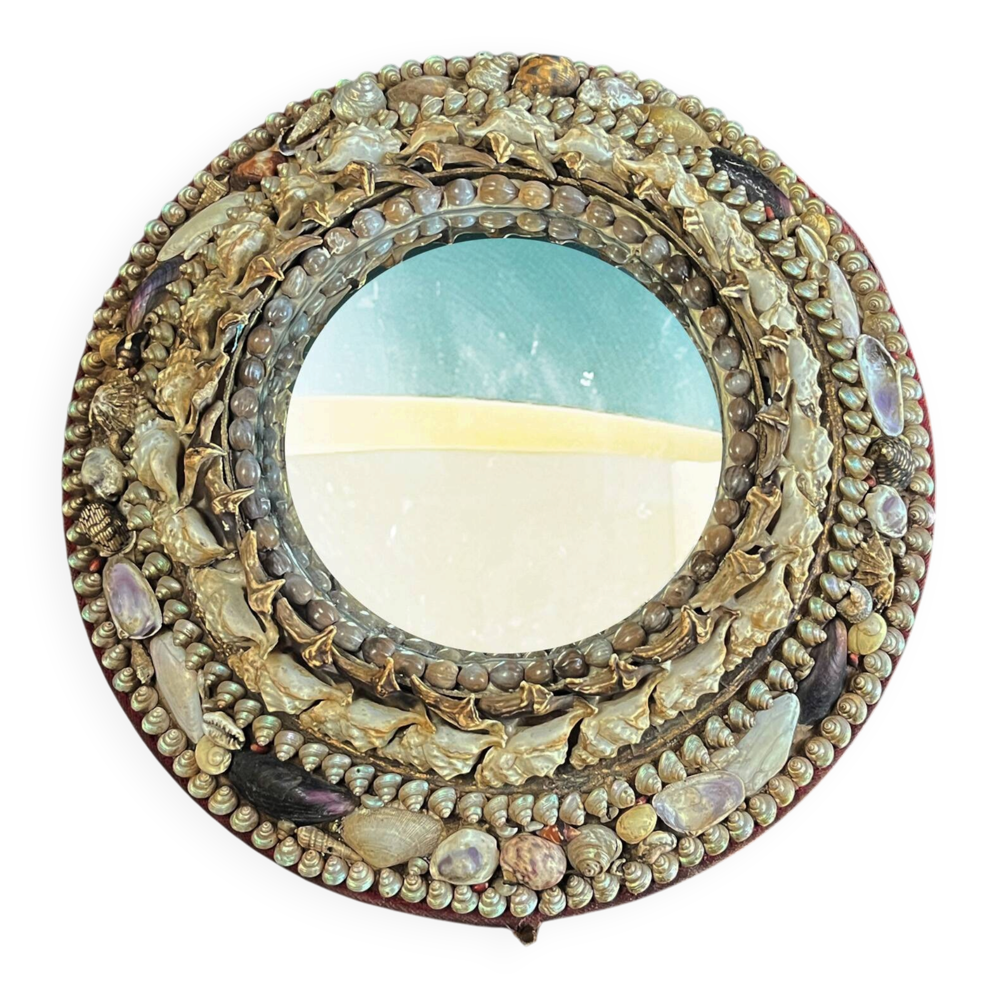 Shell mirror from the 50s