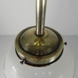 Art Deco pendant light with 12-sided glass ball, 1930s