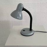 Grey industrial desk lamp