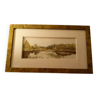 Aquarelles Al Maigret certifiée