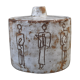 Art pottery lidd signed Kostanda A. Vallauris characters