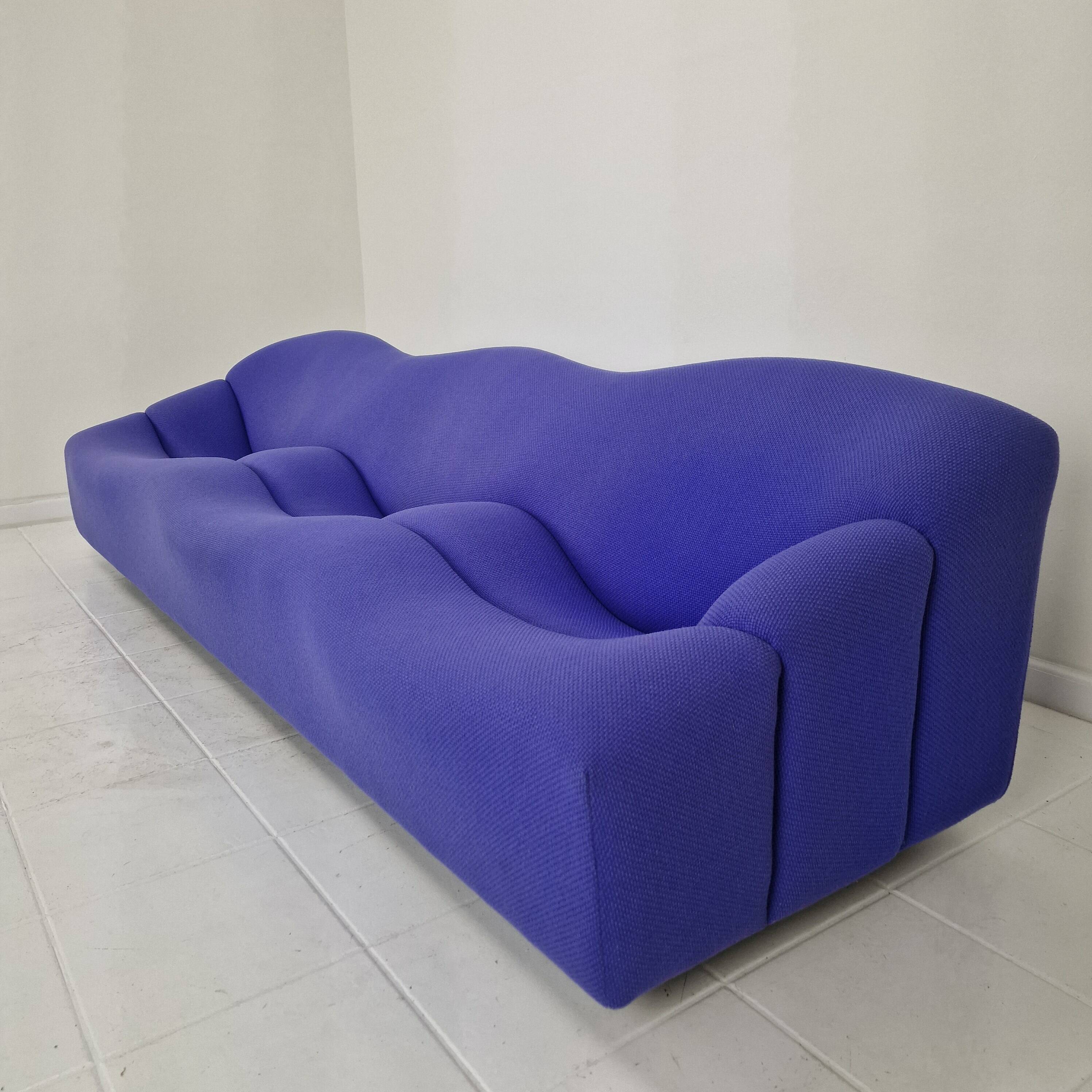 Pierre Paulin for Artifort Rare First Edition ABCD Three-Seat Sofa, 1968