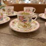 6 tasses à café en porcelaine de Minton