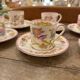 6 tasses à café en porcelaine de Minton