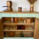 Green Parisian buffet mint