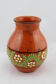 Vase en céramique alsacienne motif à fleur
