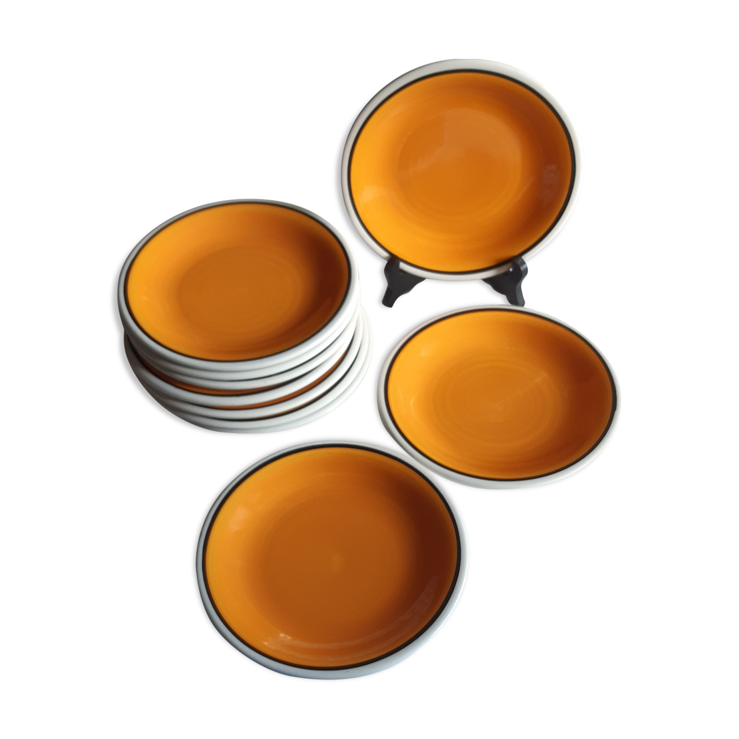 Dessert plates made in Italy