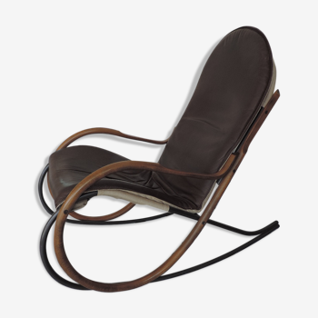 Rocking Chair "nonna" by Paul Tuttle for Strässle 1980