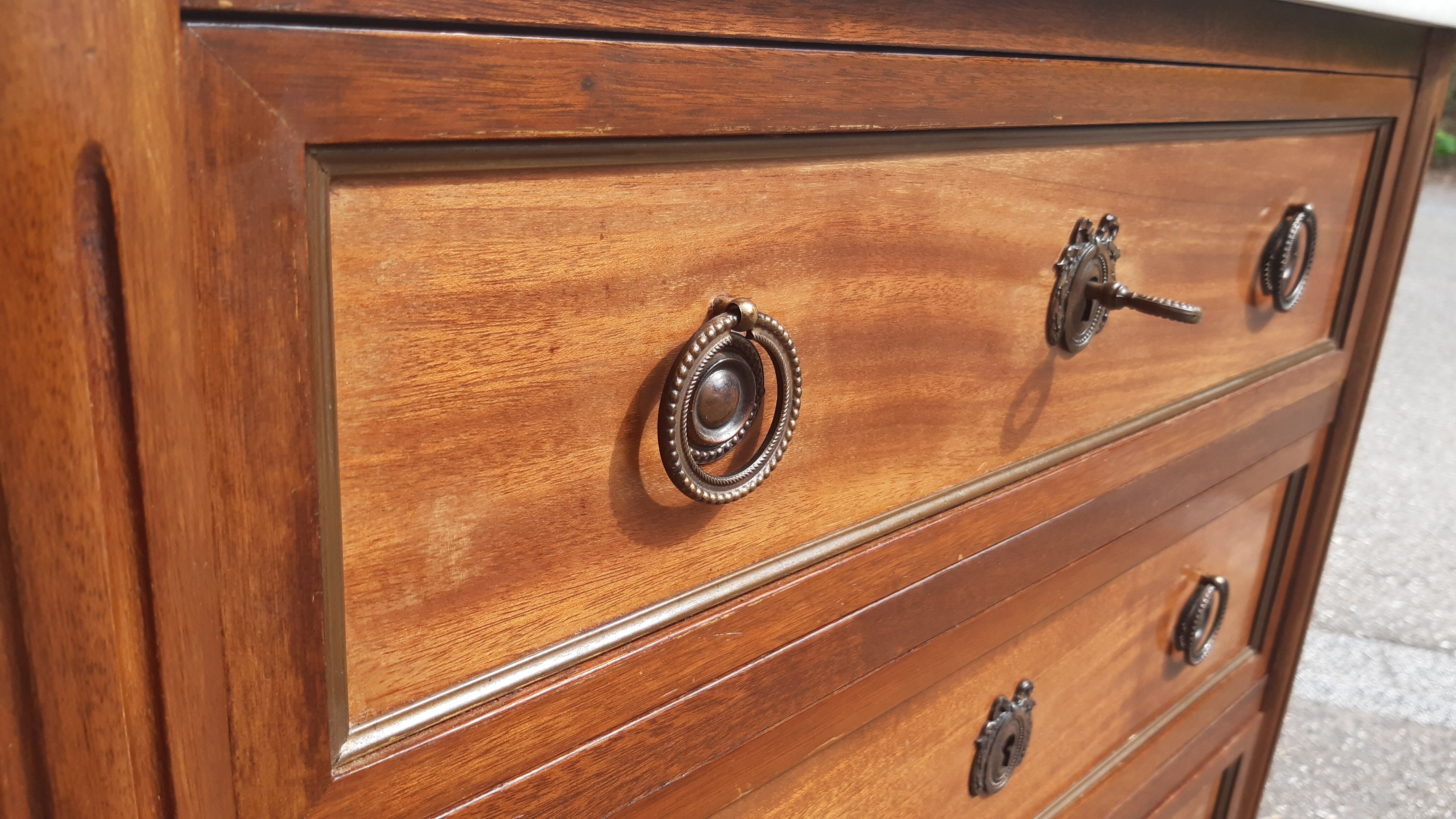 Louis XVI style chest of drawers