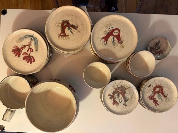 Collection Gustave Raynaud le mûrier  assiettes